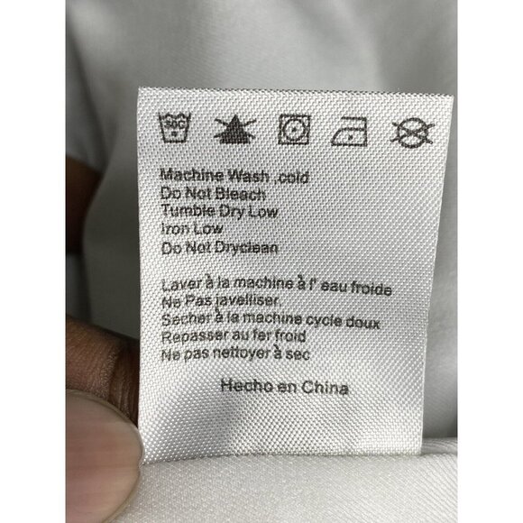 FOXIEDOX‎ LEXIE COLD SHOULDER WRAP DRESS BLUE MULTI COLOR TIE NEW SZ S - Picture 10 of 12